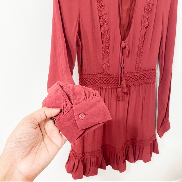 x Revolve Marjorie Mulberry Dress - Picture 9 of 14